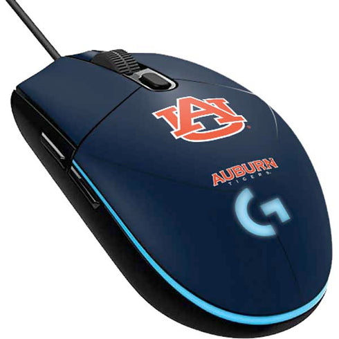 Auburn University Logo Blue G203 Prodigy RGB Wired Gaming Mouse Skin